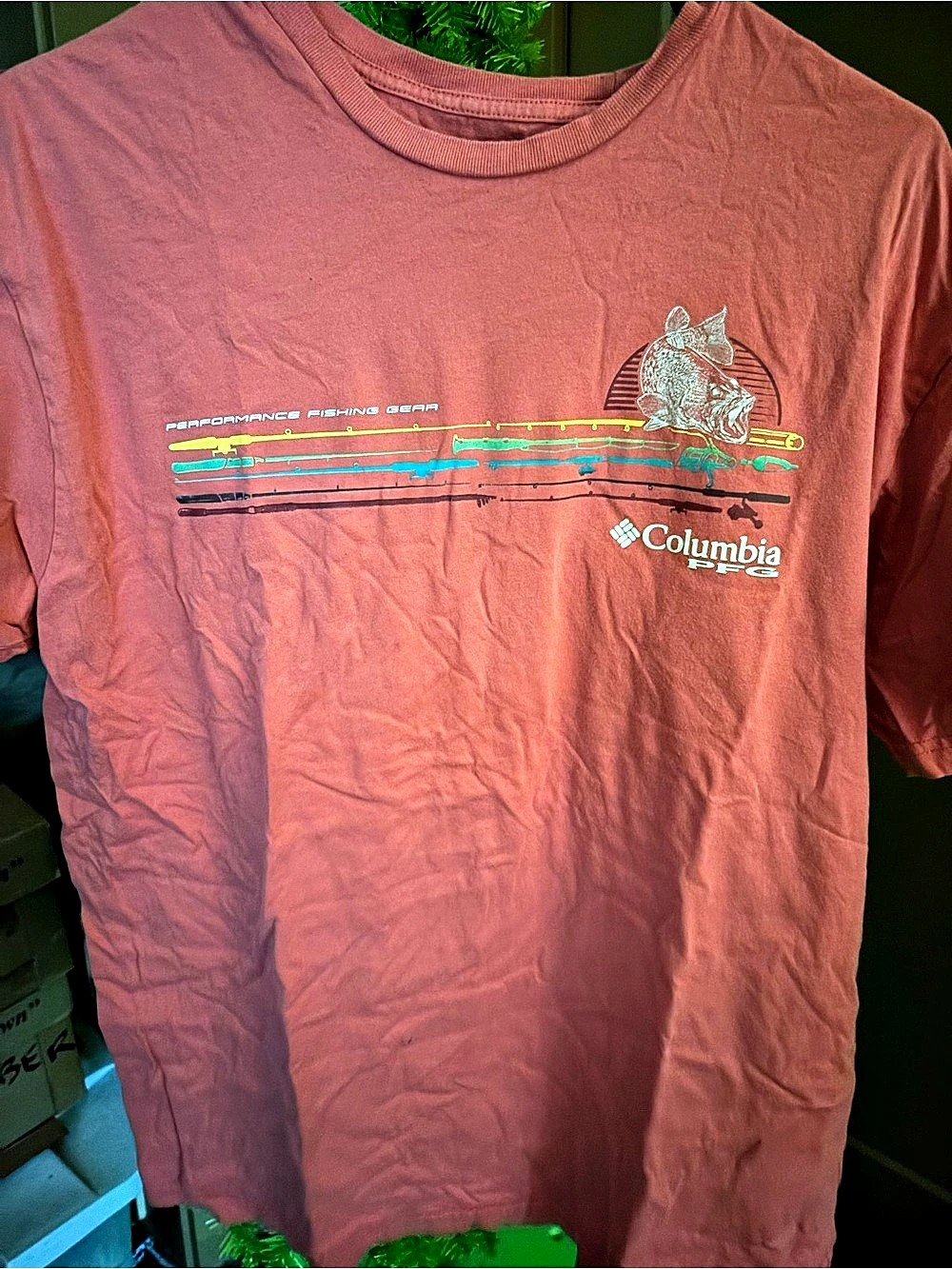 Columbia Graphic Short Sleeve Tee red XL